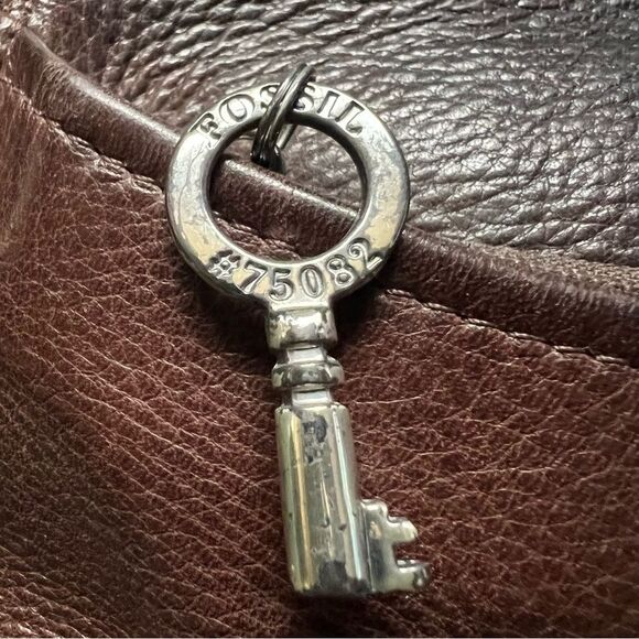 Fossil Brown Leather Mini Crossbody Bag - Picture 5 of 15